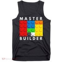 Master Builder Building Blocks Brick Builders Toys Present Tank Top thumb 0