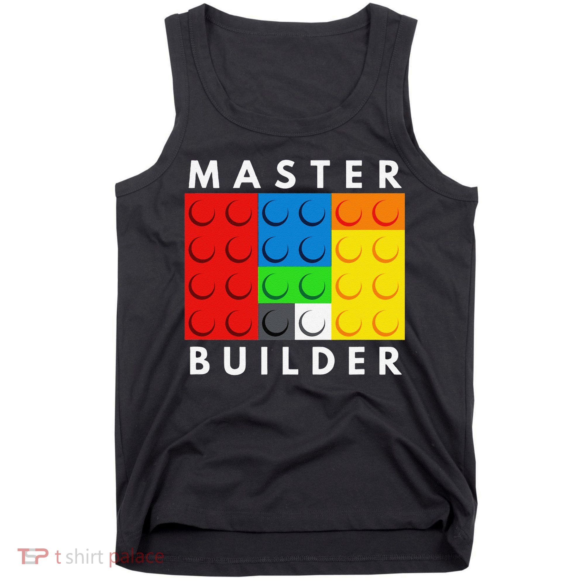 Master Builder Building Blocks Brick Builders Toys Present Tank Top