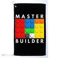 Master Builder Building Blocks Brick Builders Toys Present Golf Towel thumb 0