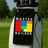 Master Builder Building Blocks Brick Builders Toys Present Golf Towel thumb 2