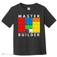 Master Builder Building Blocks Brick Builders Toys Present Toddler T-Shirt thumb 0