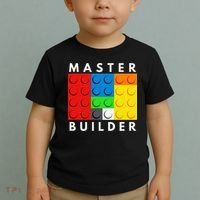 Master Builder Building Blocks Brick Builders Toys Present Toddler T-Shirt thumb 2