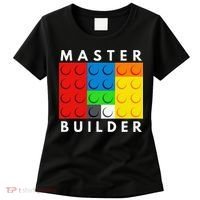 Master Builder Building Blocks Brick Builders Toys Present Women's T-Shirt thumb 0
