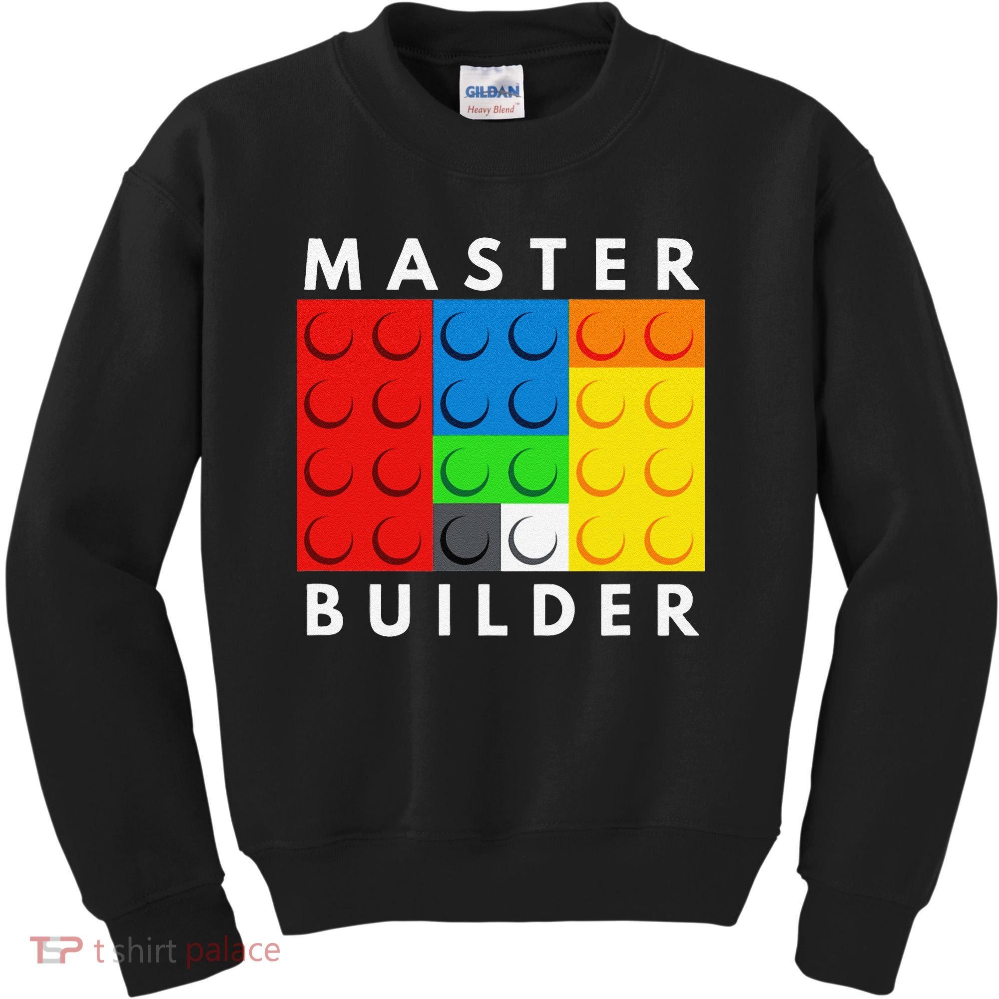 Master Builder Building Blocks Brick Builders Toys Present Kids Sweatshirt