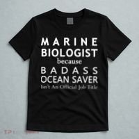 Marine Biologist Because Ocean Saver Funny Gift T-Shirt thumb 5