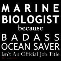 Marine Biologist Because Ocean Saver Funny Gift Mousepad thumb 1