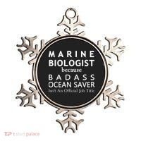 Marine Biologist Because Ocean Saver Funny Gift Ornament thumb 0