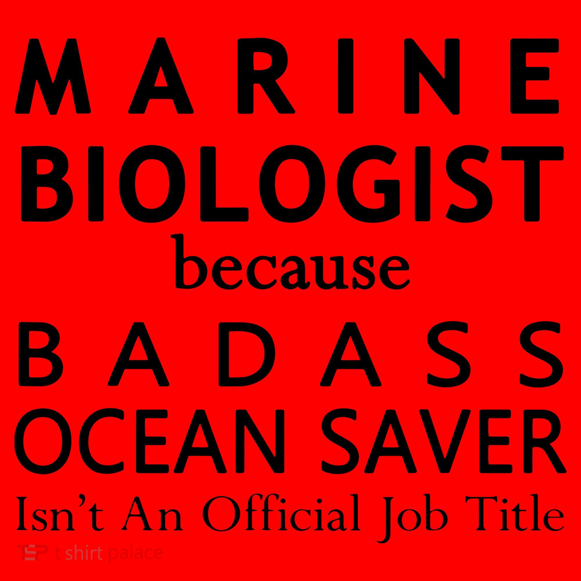 Marine Biologist Because Ocean Saver Funny Gift Santa Hat