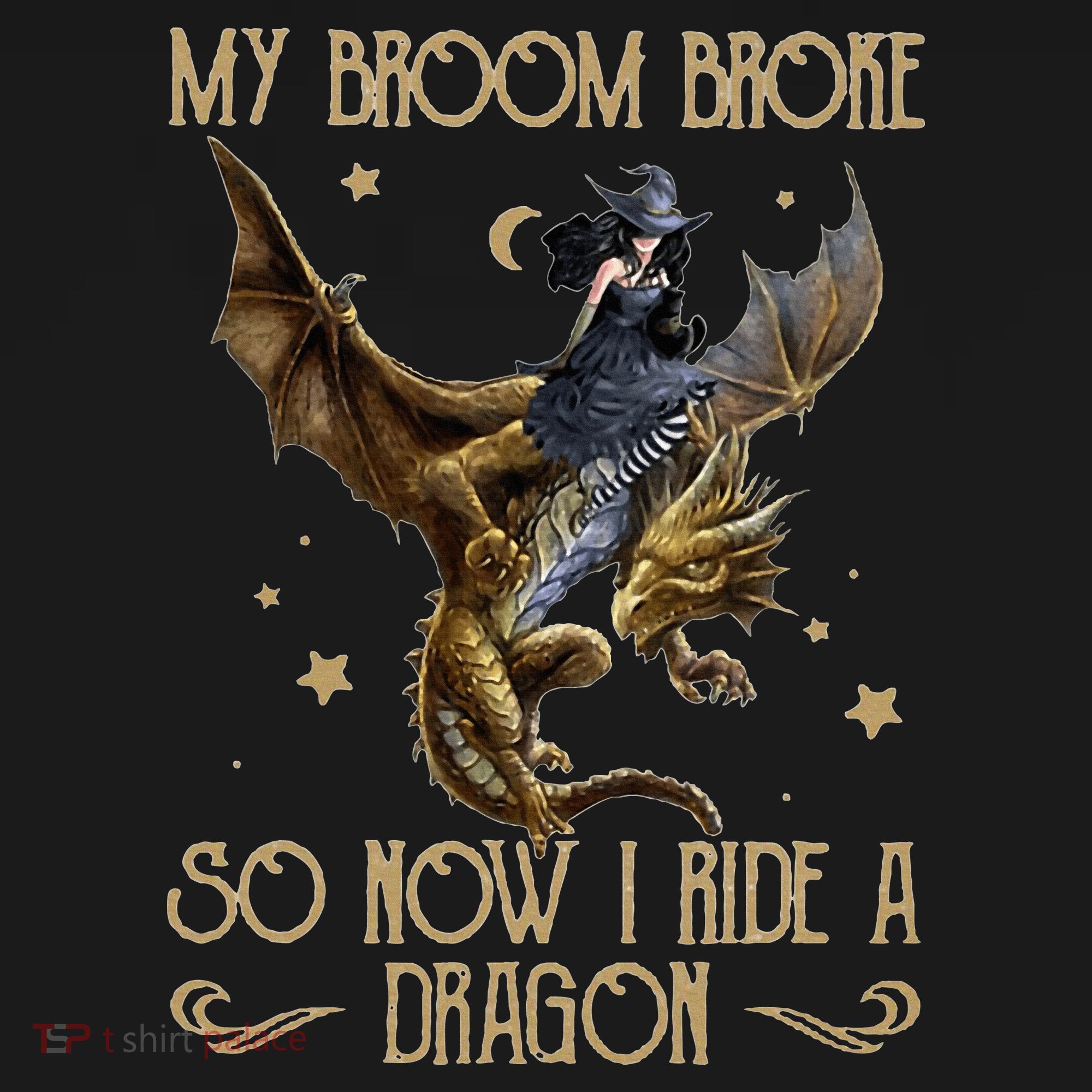 My Broom Broke So Now I Ride A Dragon Toddler Hoodie