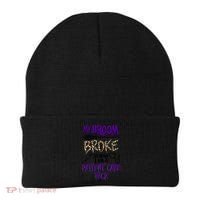 My Broom Broke So Now I Am A Patient Care Tech Great Gift Beanie thumb 0