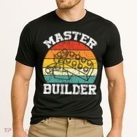 Master Builder Building Blocks Brick Toy Master Builder Cooling Performance Crew T-Shirt thumb 2