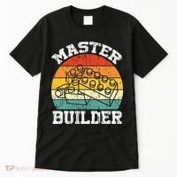 Master Builder Building Blocks Brick Toy Master Builder Tall T-Shirt thumb 0