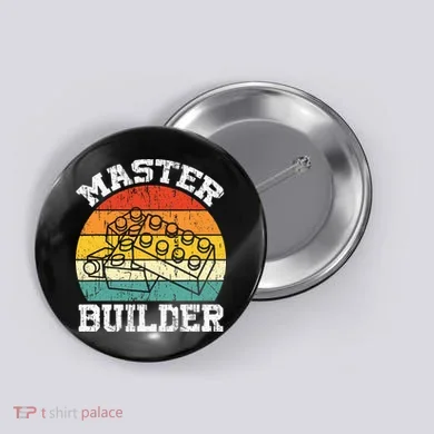 Master Builder Building Blocks Brick Toy Master Builder Button