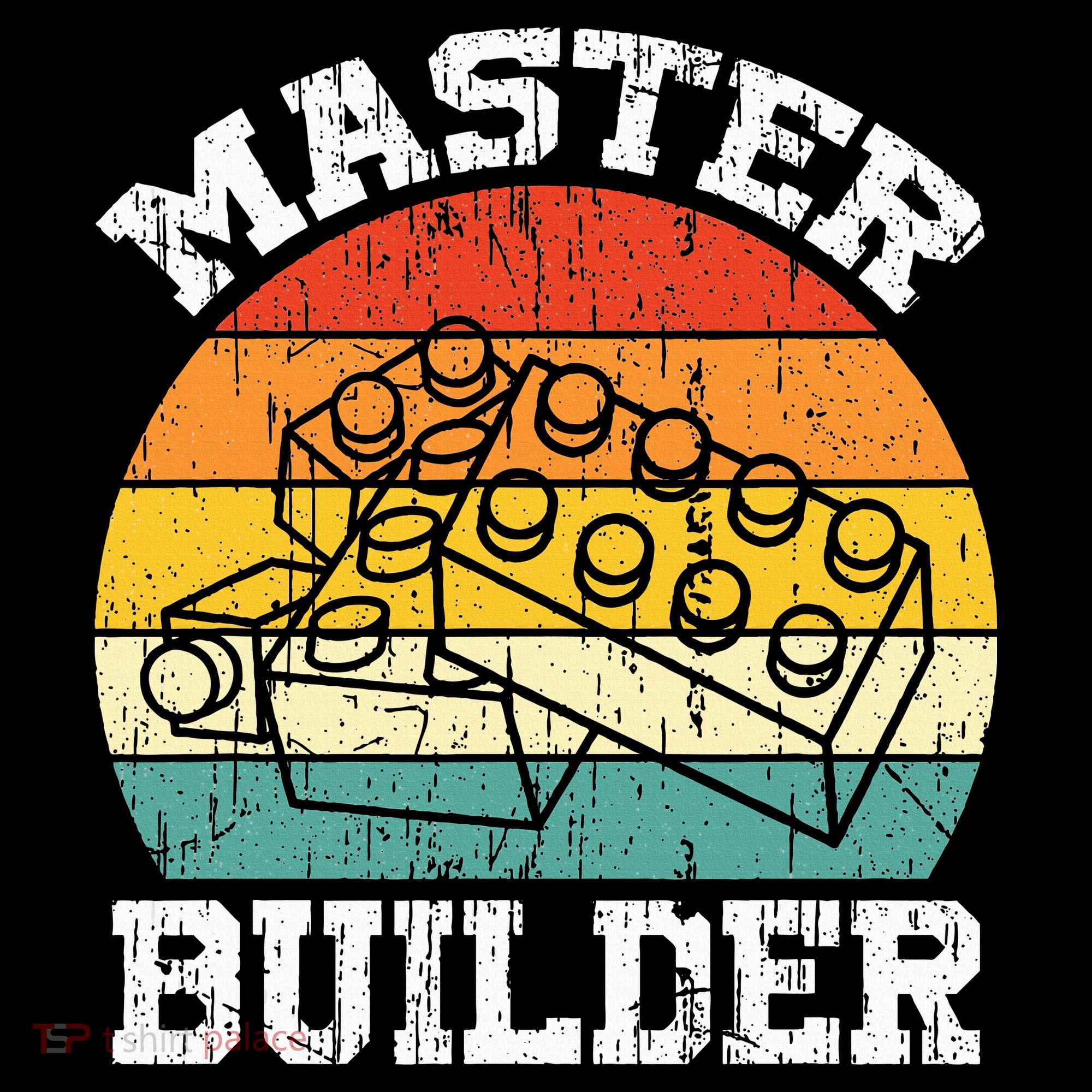 Master Builder Building Blocks Brick Toy Master Builder Button
