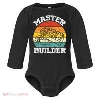 Master Builder Building Blocks Brick Toy Master Builder Baby Long Sleeve Bodysuit thumb 0