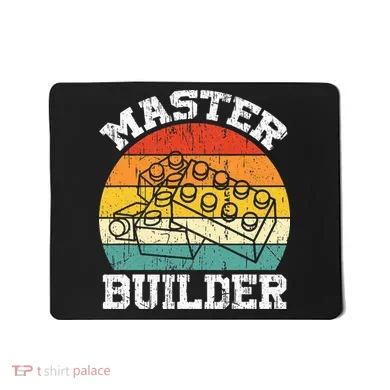 Master Builder Building Blocks Brick Toy Master Builder Mousepad