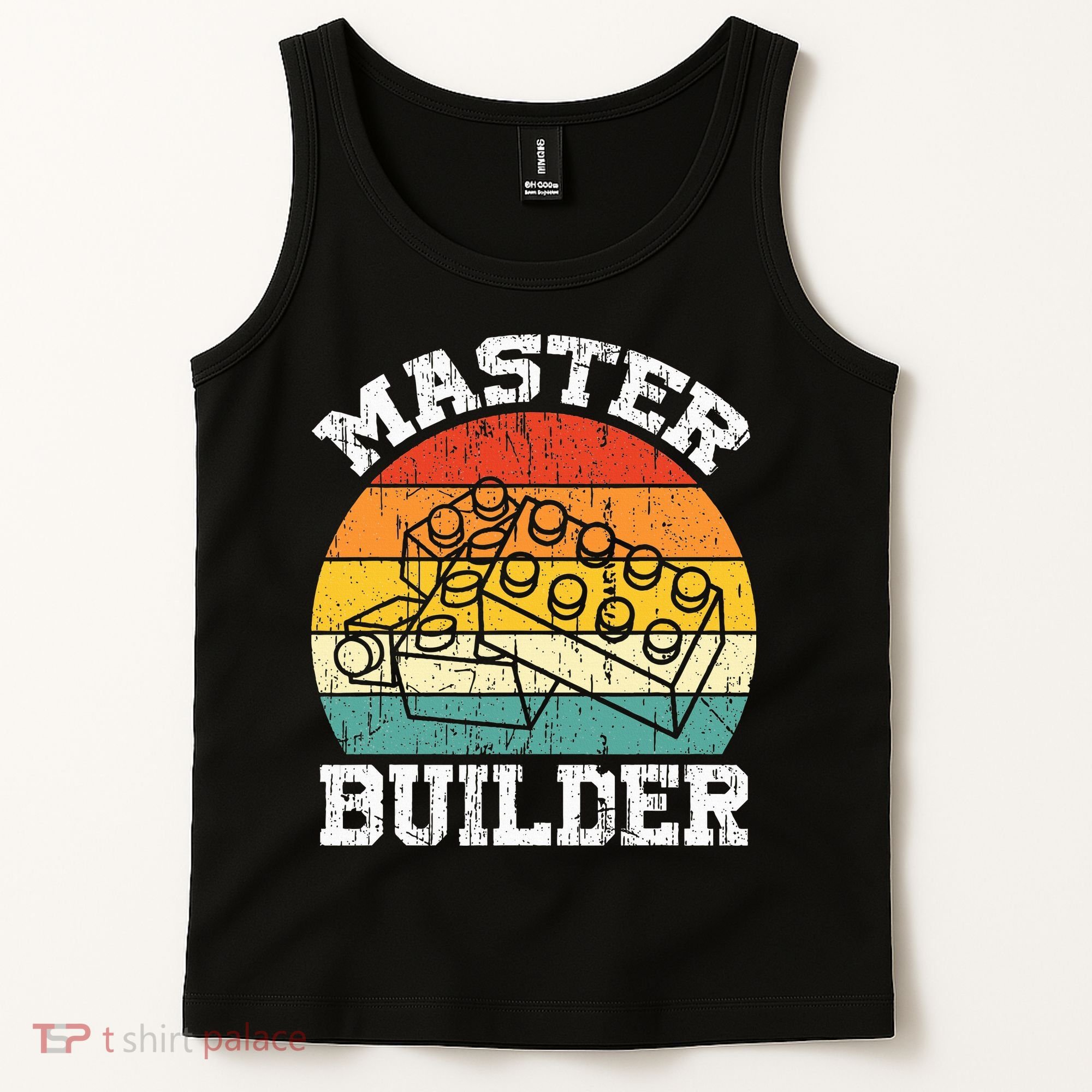 Master Builder Building Blocks Brick Toy Master Builder Tank Top