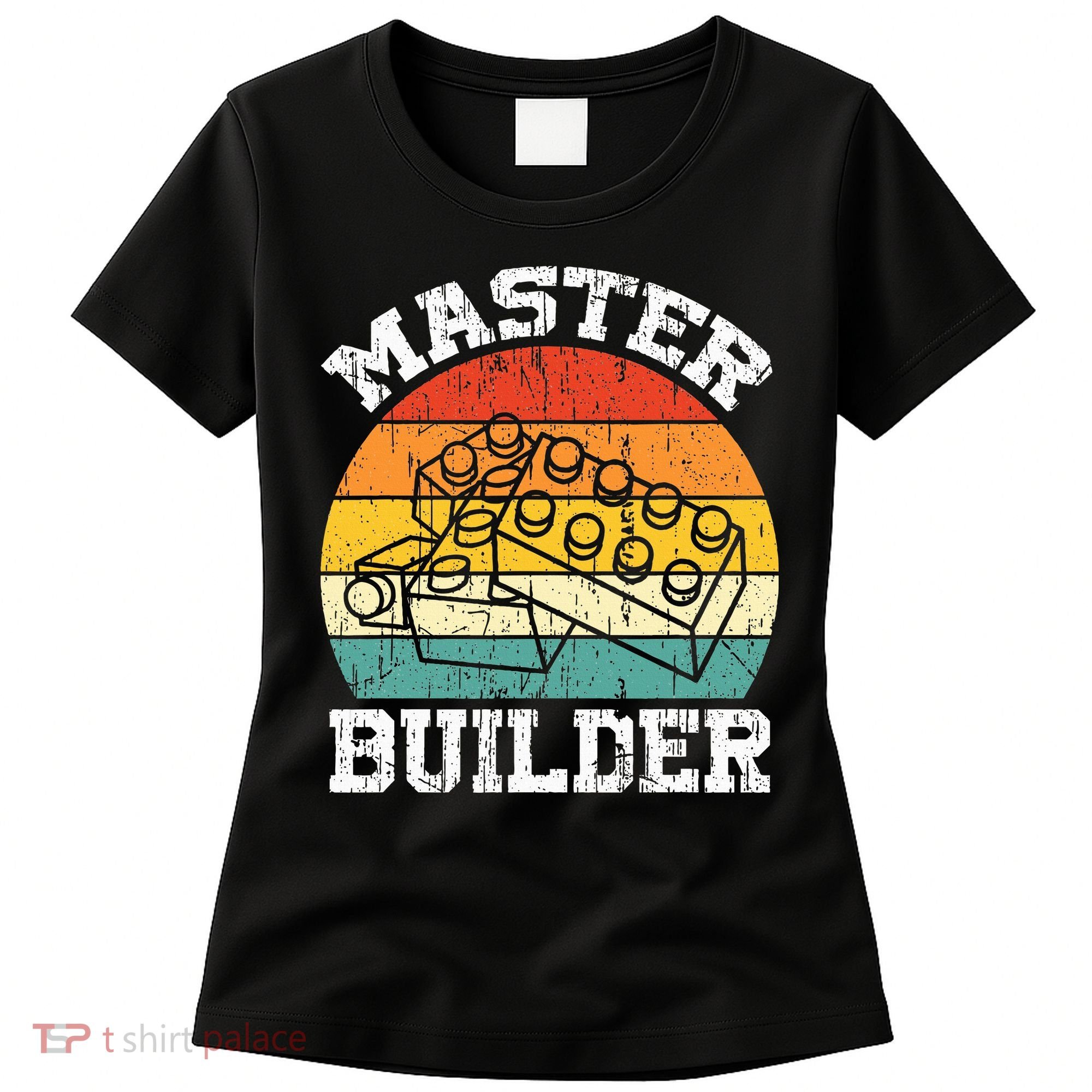 Master Builder Building Blocks Brick Toy Master Builder Women's T-Shirt