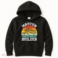 Master Builder Building Blocks Brick Toy Master Builder Kids Hoodie thumb 0