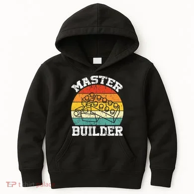 Master Builder Building Blocks Brick Toy Master Builder Kids Hoodie