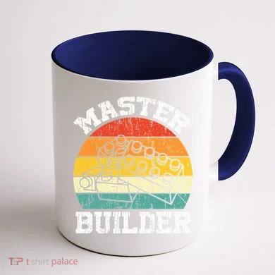 Master Builder Building Blocks Brick Toy Master Builder Coffee Mug back