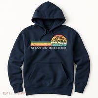 Master Builder Block Building Adults Birthday Gift Hoodie thumb 0