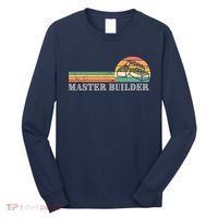 Master Builder Block Building Adults Birthday Gift Long Sleeve Shirt thumb 0
