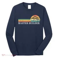Master Builder Block Building Adults Birthday Gift Long Sleeve Shirt thumb 0