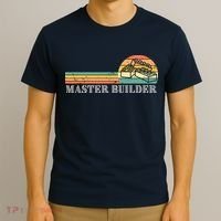 Master Builder Block Building Adults Birthday Gift T-Shirt thumb 3