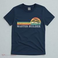 Master Builder Block Building Adults Birthday Gift T-Shirt thumb 5