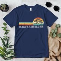 Master Builder Block Building Adults Birthday Gift Premium T-Shirt thumb 2