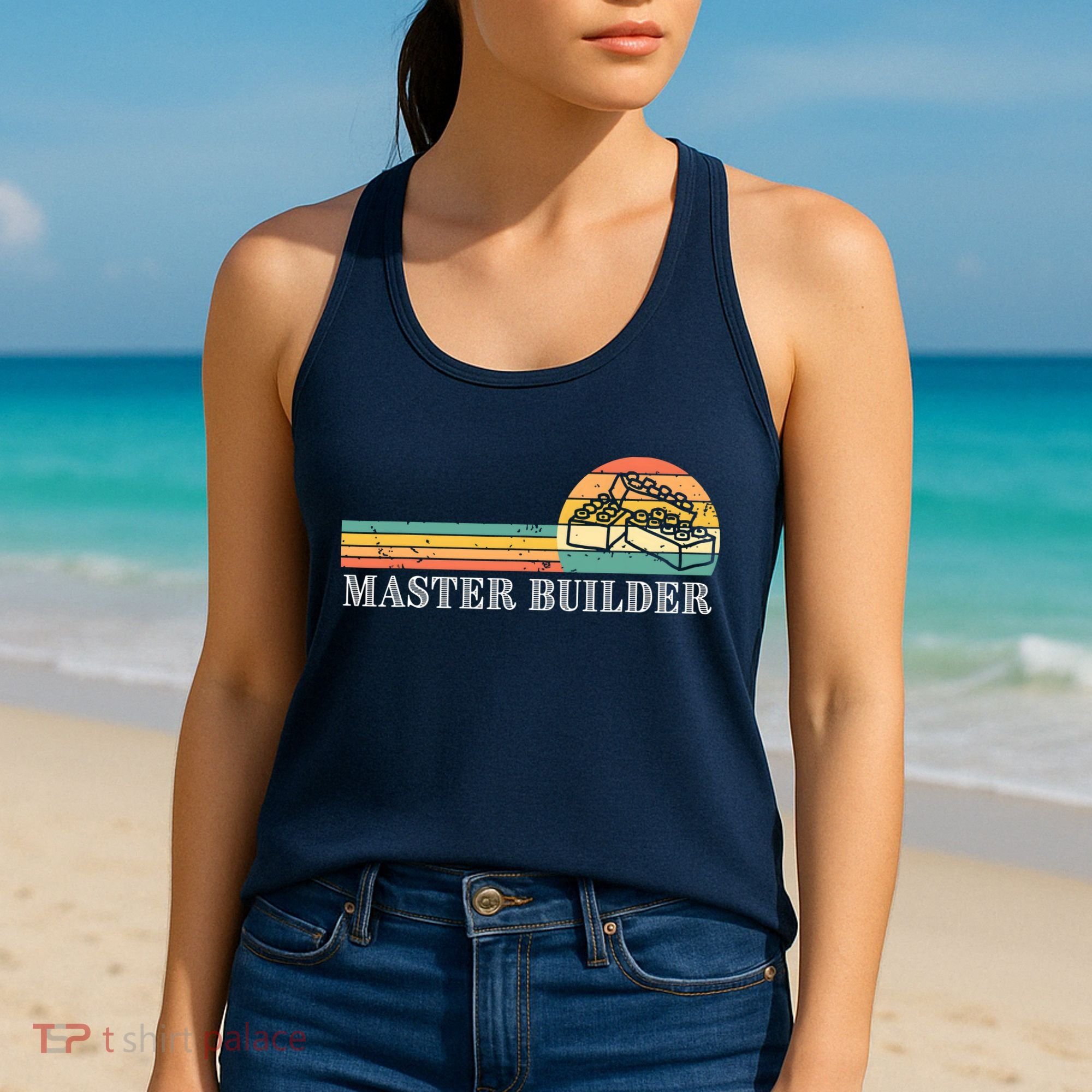 Master Builder Block Building Adults Birthday Gift Women's Tank Top