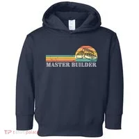 Master Builder Block Building Adults Birthday Gift Toddler Hoodie thumb 0