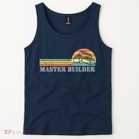 Master Builder Block Building Adults Birthday Gift Tank Top thumb 2