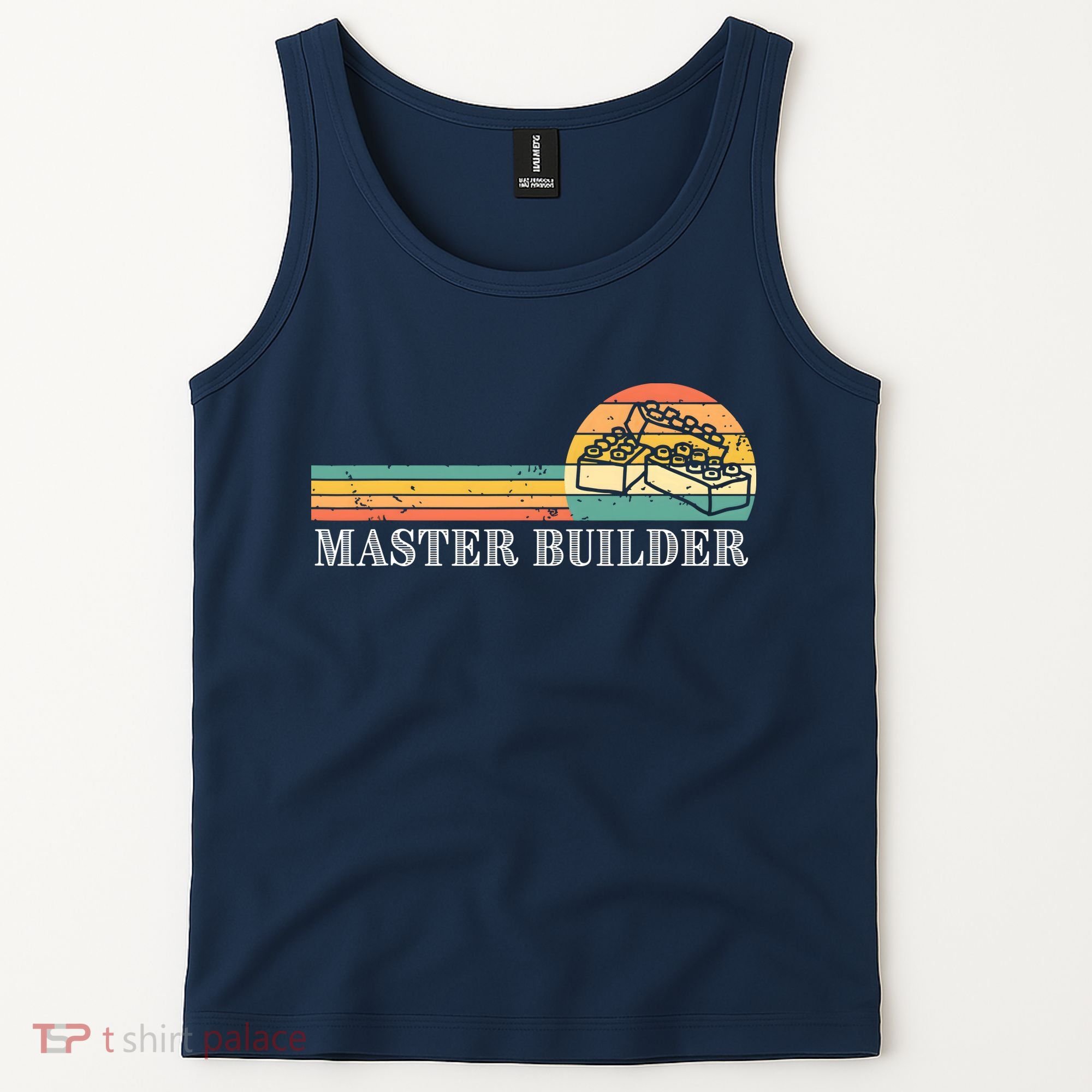 Master Builder Block Building Adults Birthday Gift Tank Top