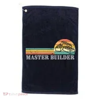 Master Builder Block Building Adults Birthday Gift Golf Towel thumb 0