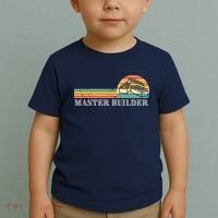Master Builder Block Building Adults Birthday Gift Toddler T-Shirt thumb 2
