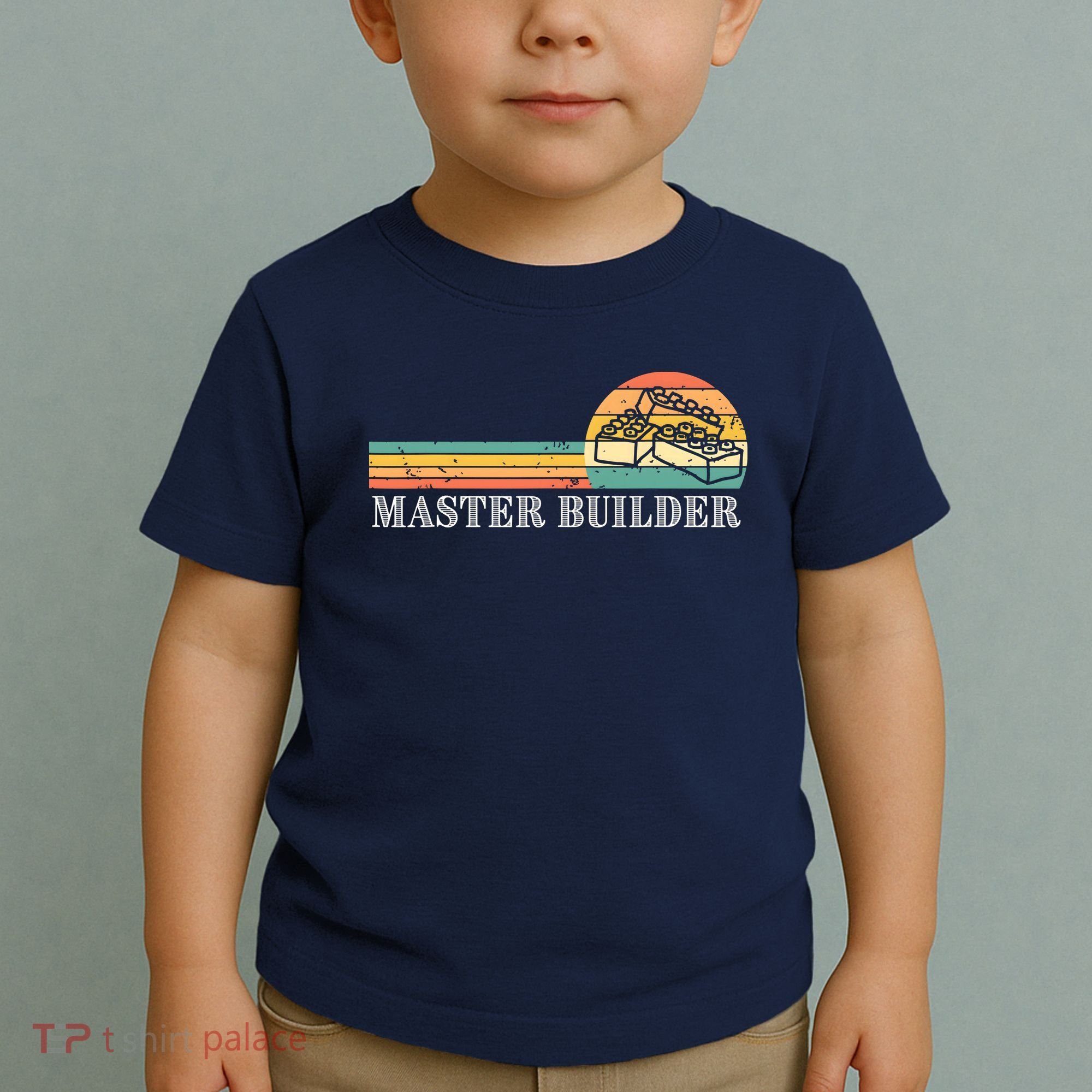 Master Builder Block Building Adults Birthday Gift Toddler T-Shirt
