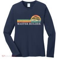 Master Builder Block Building Adults Birthday Gift Women's Long Sleeve Shirt thumb 0