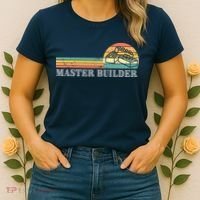 Master Builder Block Building Adults Birthday Gift Women's T-Shirt thumb 2