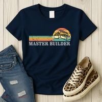 Master Builder Block Building Adults Birthday Gift Women's T-Shirt thumb 3