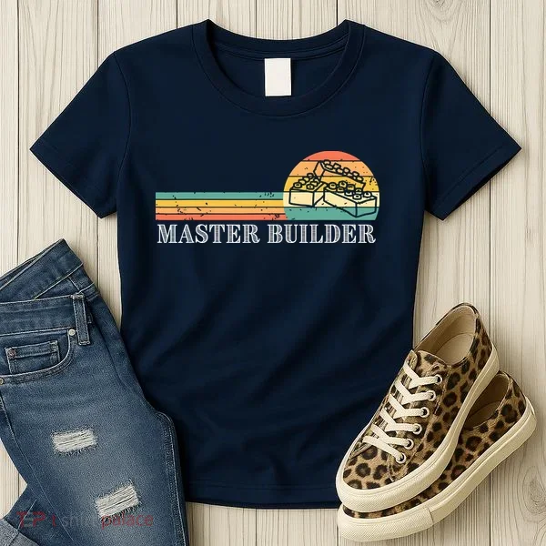 Master Builder Block Building Adults Birthday Gift Women's T-Shirt