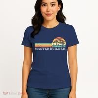 Master Builder Block Building Adults Birthday Gift Women's T-Shirt thumb 4