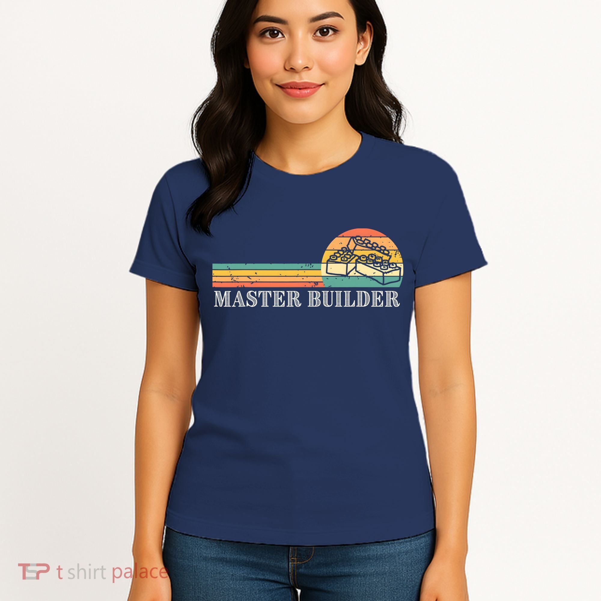 Master Builder Block Building Adults Birthday Gift Women's T-Shirt