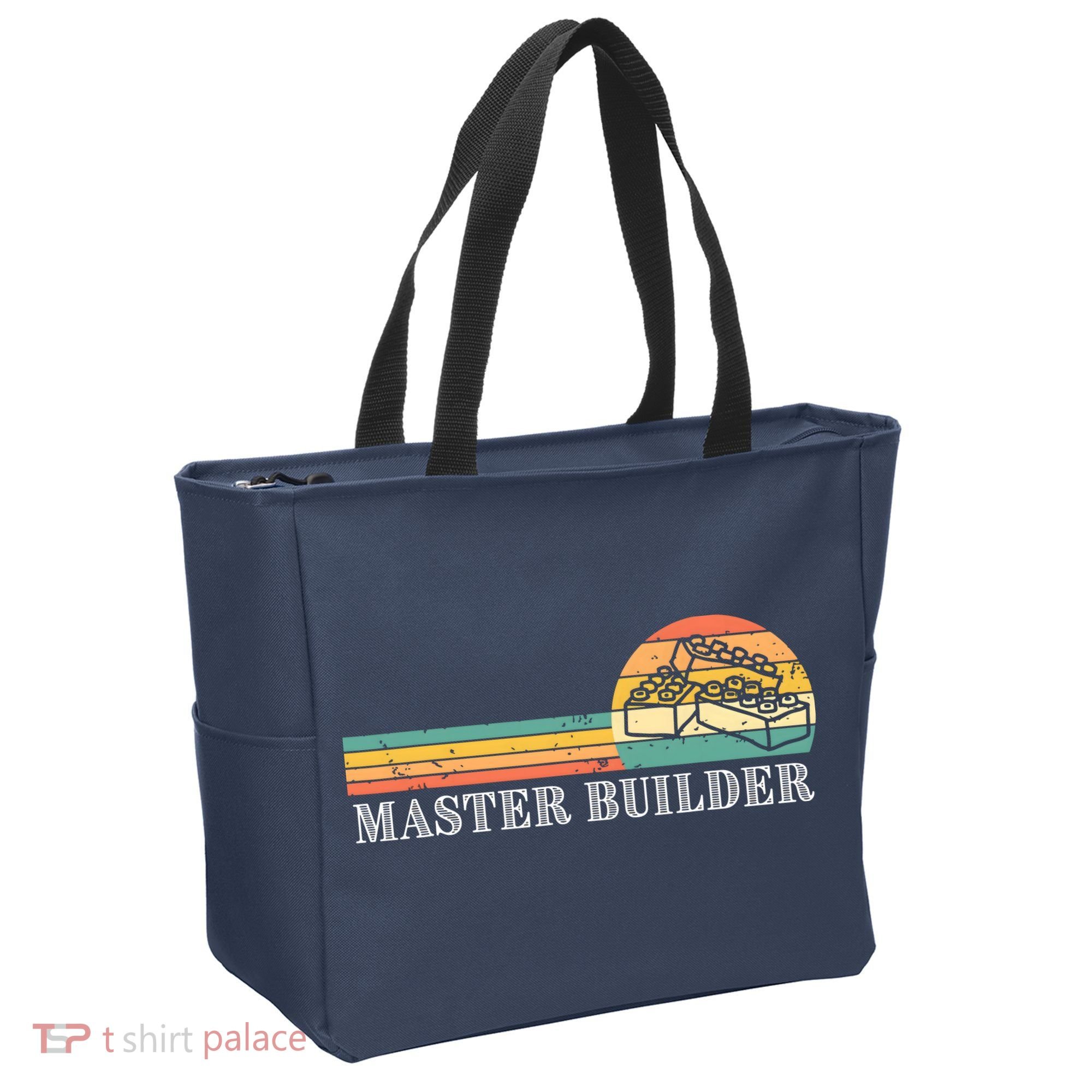 Master Builder Block Building Adults Birthday Gift Tote Bag