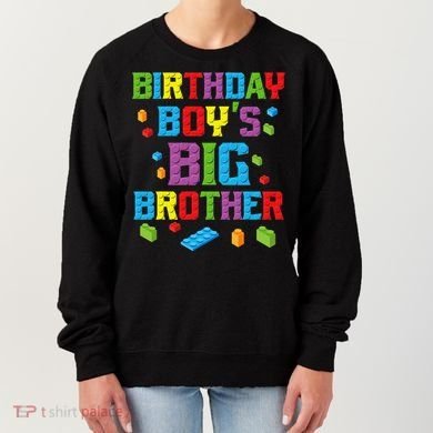 Master Builder Birthday BigBrother Building Blocks Women's Sweatshirt