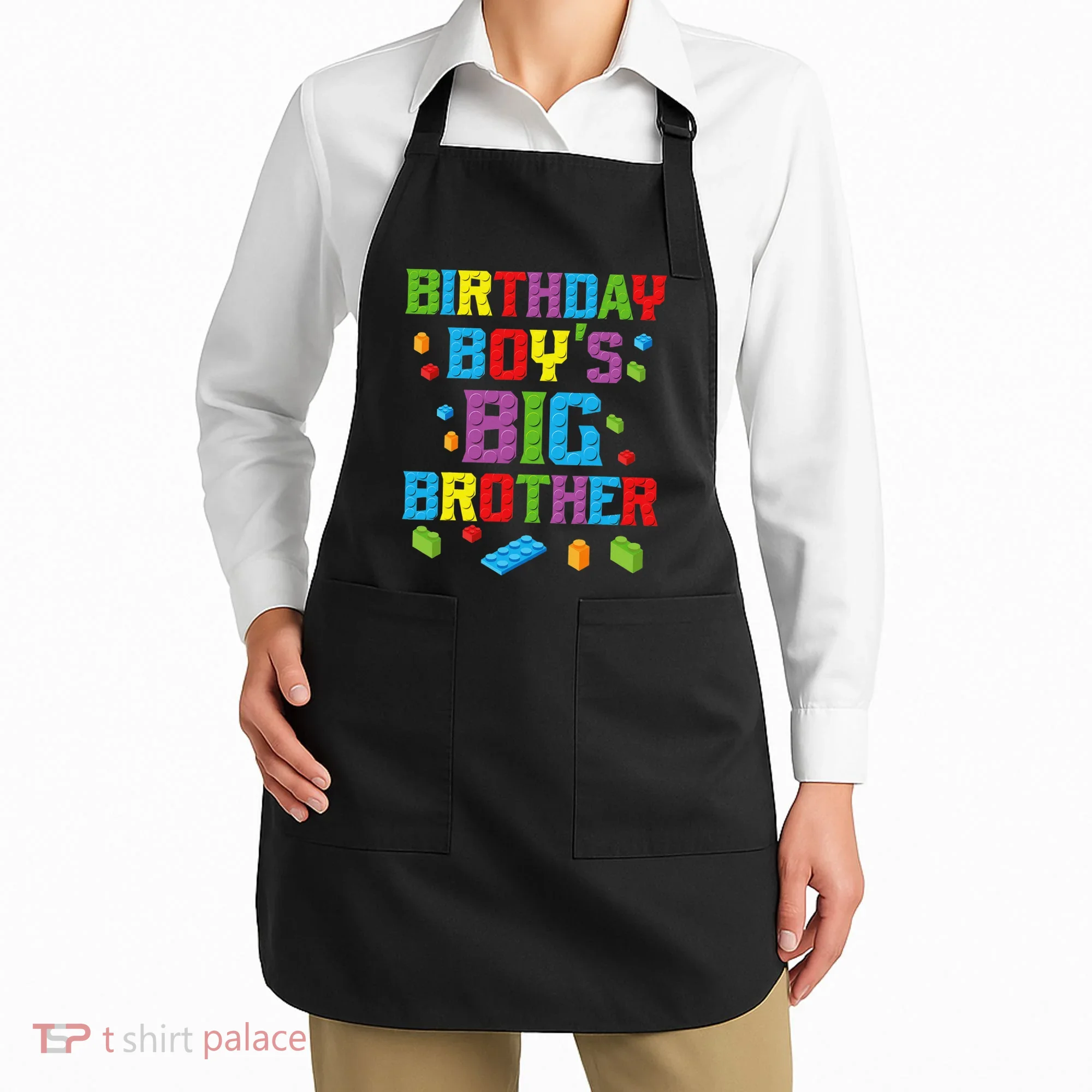 Master Builder Birthday BigBrother Building Blocks Apron