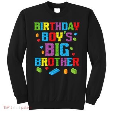 Master Builder Birthday BigBrother Building Blocks Sweatshirt