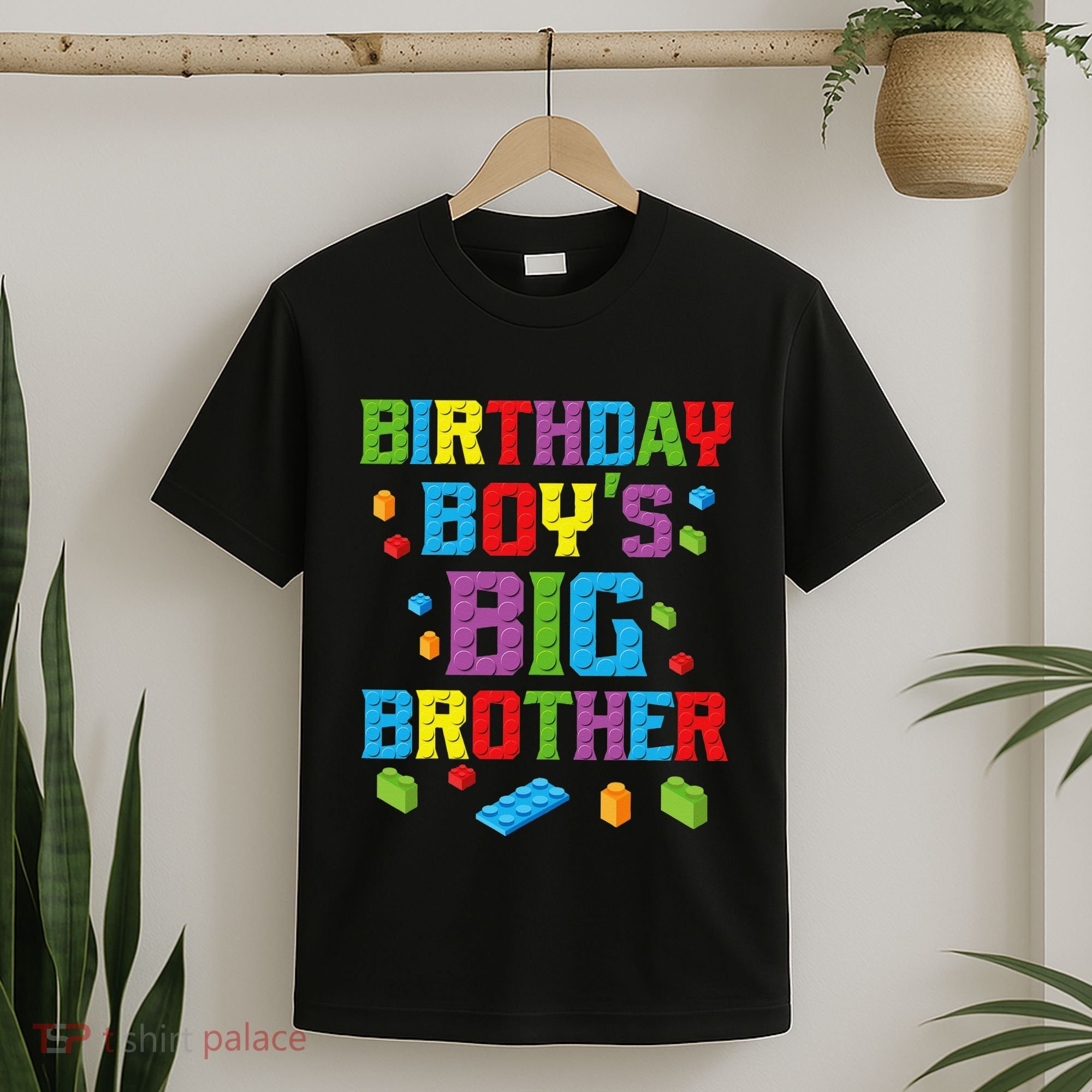 Master Builder Birthday BigBrother Building Blocks T-Shirt