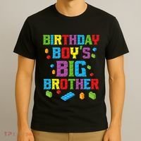 Master Builder Birthday BigBrother Building Blocks T-Shirt thumb 3